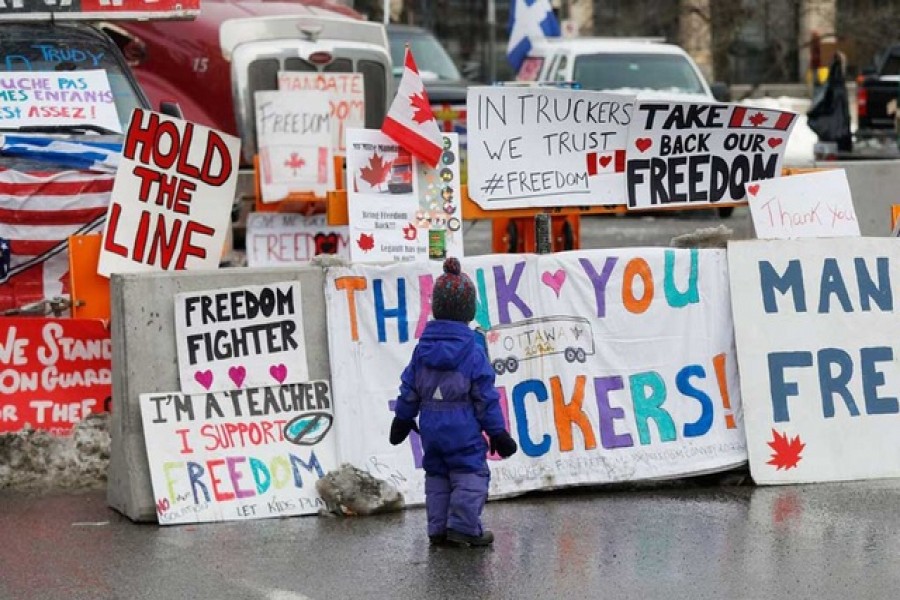 Trucker protests: US, Canada warn of economic hit