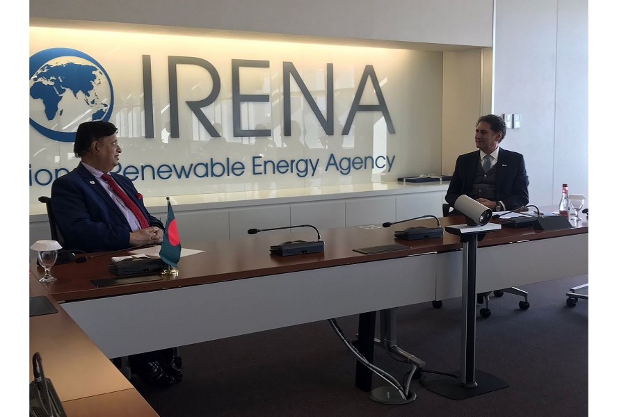 Bangladesh seeks IRENA’s support to explore renewable energy potential   