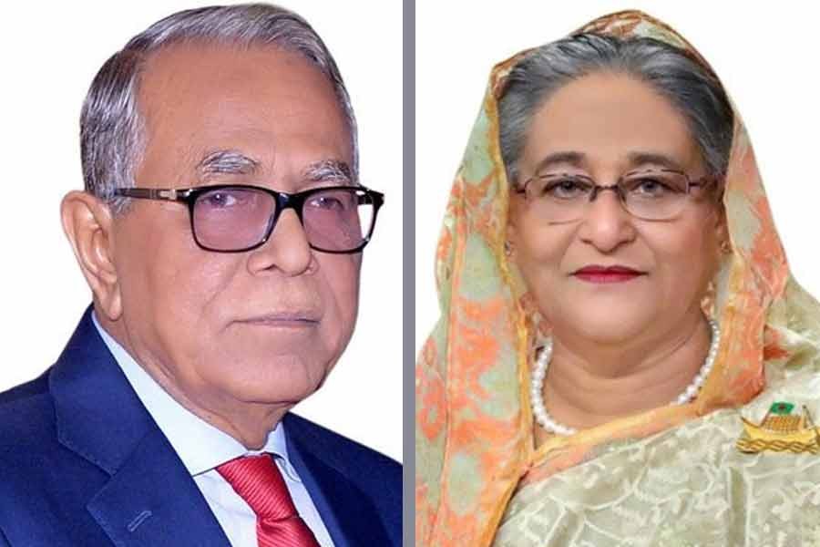 President Md Abdul Hamid and Prime Minister Sheikh Hasina