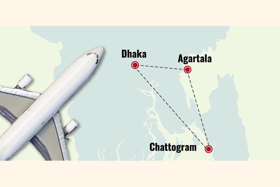 Flights from India's Agartala to Dhaka, Chattogram soon