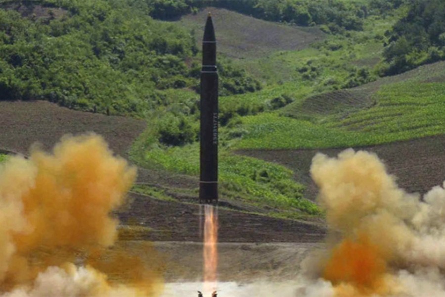 North Korea tests banned intercontinental missile