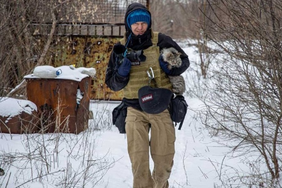 Maksim Levin, a photographer and videographer, was working for a Ukrainian news website and was a long-time contributor to Reuters