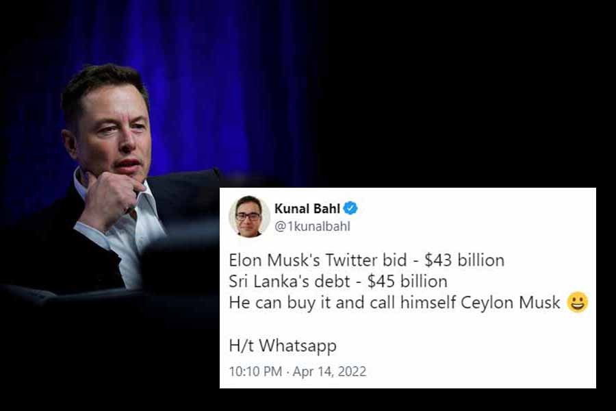 ‘Elon Musk can buy Sri Lanka instead of Twitter’