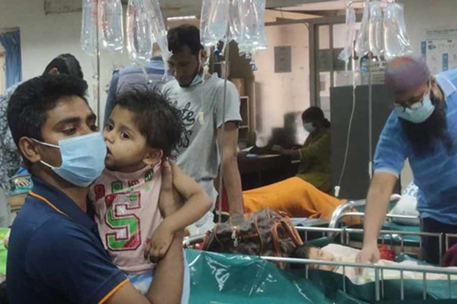 551 diarrhoea patients admitted to icddr,b in 14 hours