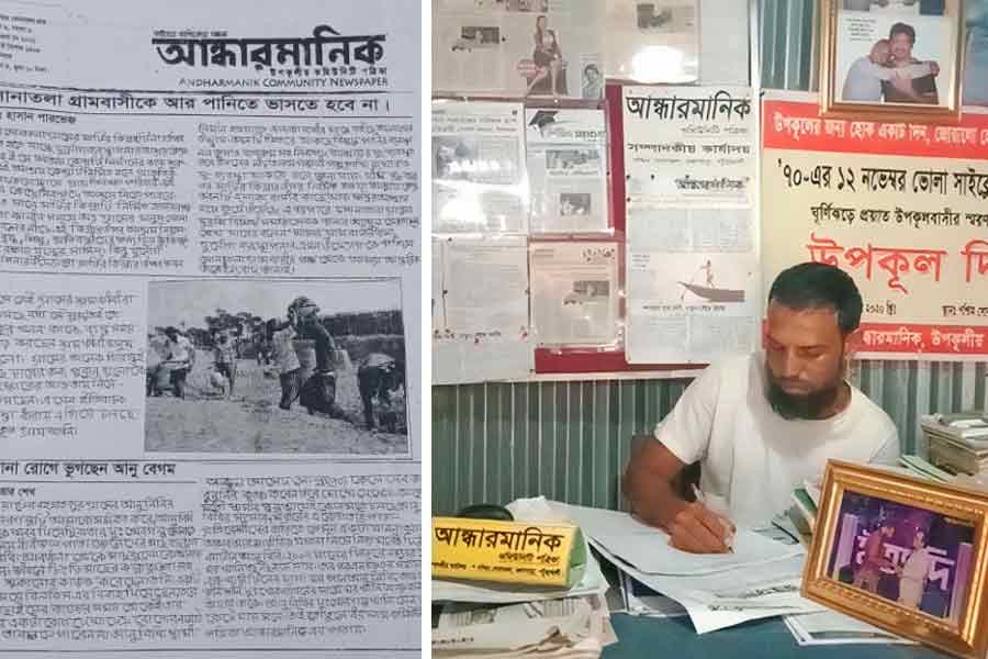 Patuakhali’s handwritten newspaper, published by labourer, gains global media coverage