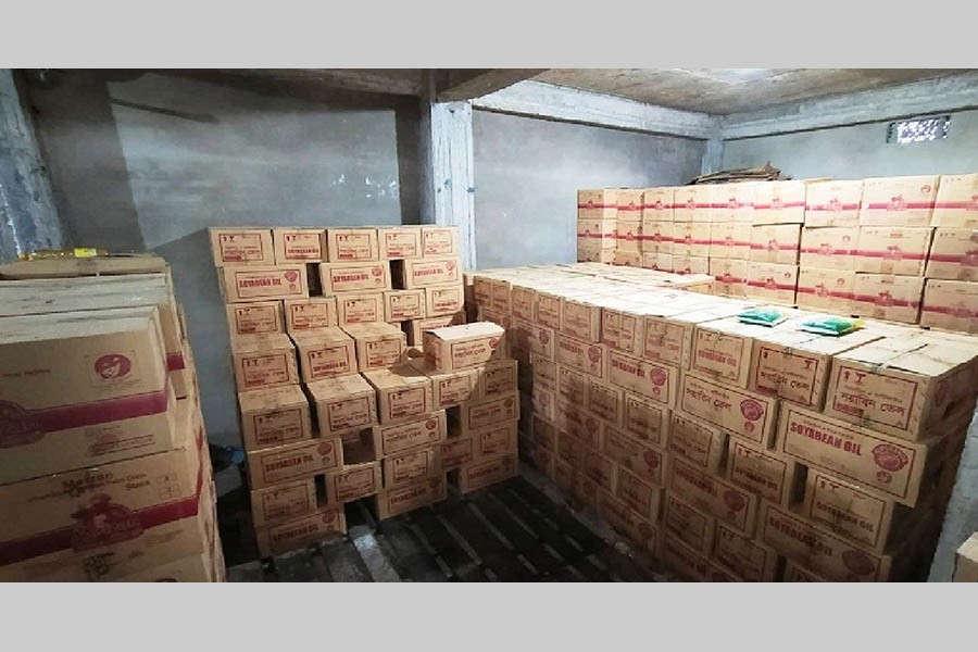 51,956 litres of soybean oil seized in three districts