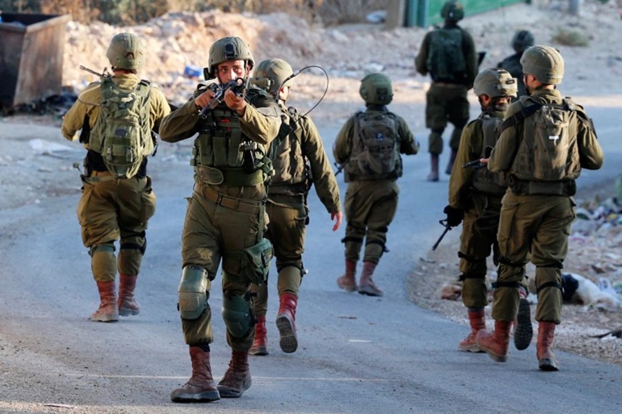 Israeli soldiers during an army operation in Jenin, West Bank — Reuters/Files