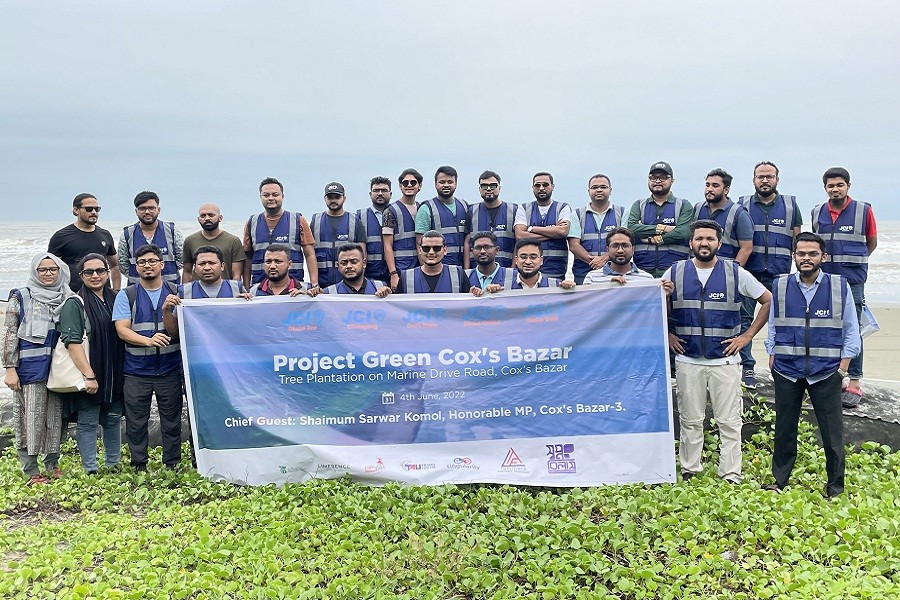 JCI Bangladesh celebrating World Environment Day 2022 with 'Project Green Cox’s Bazar'