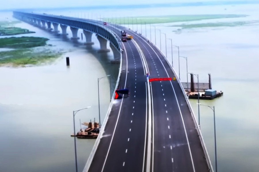 Vehicular movement on Padma Bridge to be open June 26