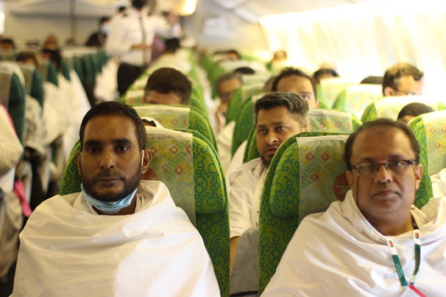 Biman's first dedicated Hajj flight from Sylhet leaves for Jeddah