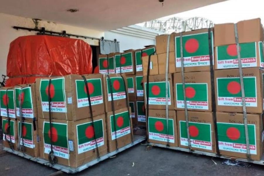 Bangladesh sends relief supplies to Afghanistan 