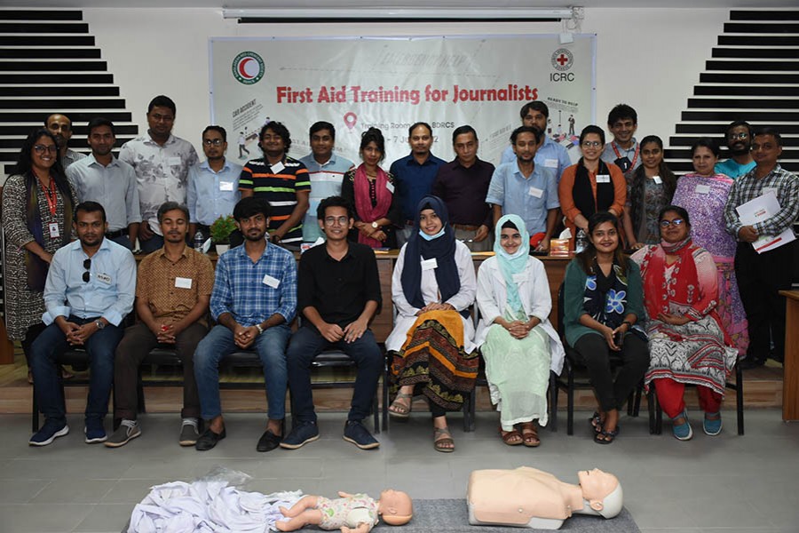 ‘First Aid’ training for journalists held