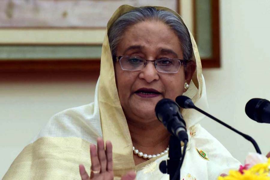 File photo of Prime Minister Sheikh Hasina. (Collected)