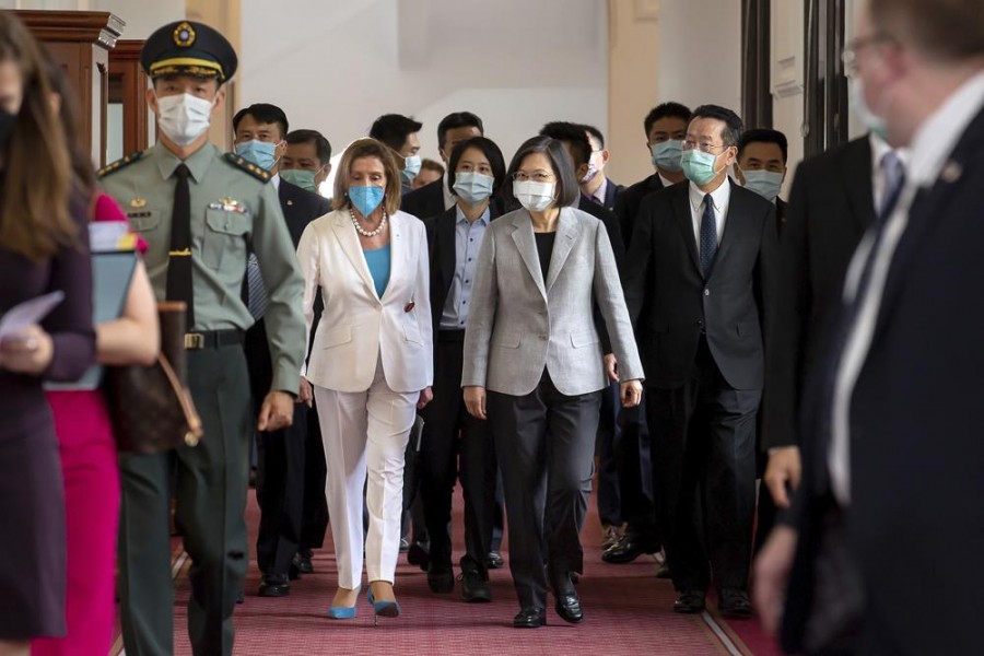 Pelosi departs Taiwan after visit that stoked US-China tensions