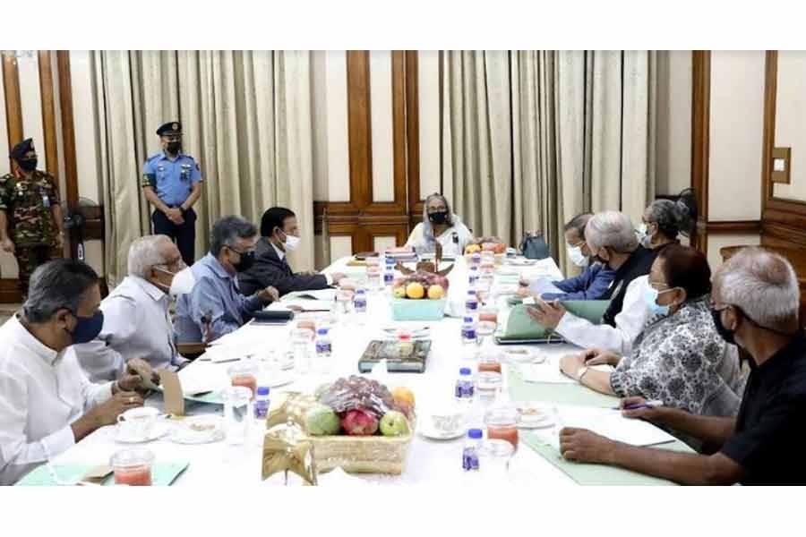 PM chairs Bangabandhu Memorial Trust meeting