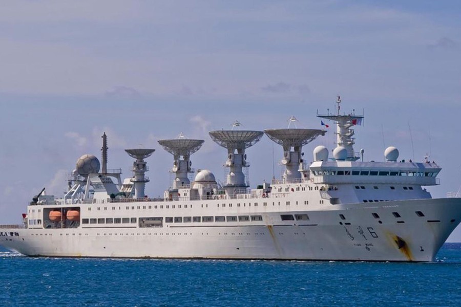 The Chinese survey vessel Yuan Wang 5  is seen in this undated photo — Collected