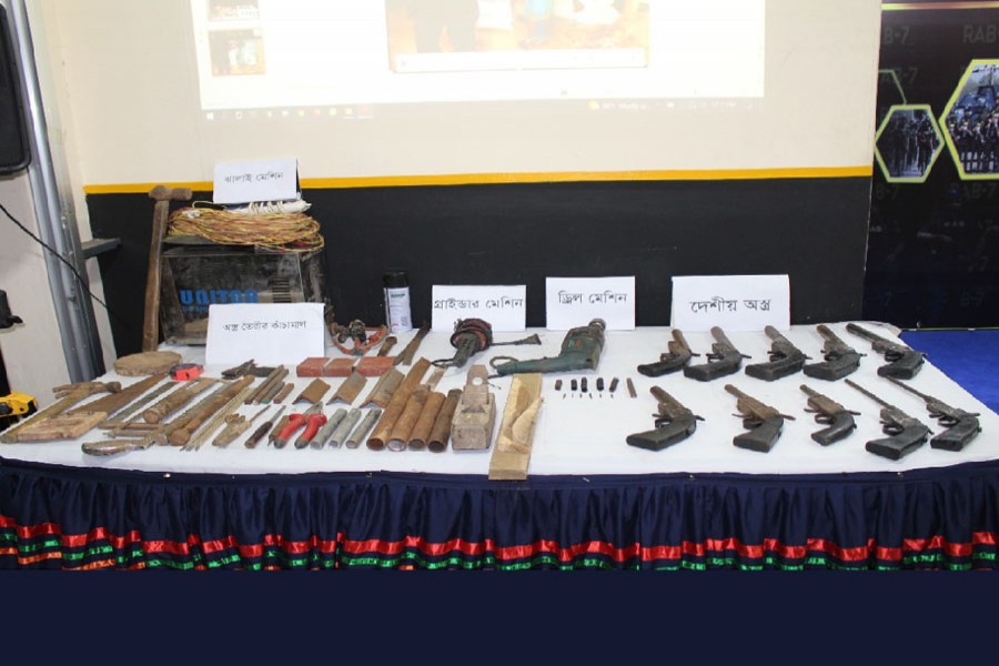 Illegal arms factory unearthed in Chattogram