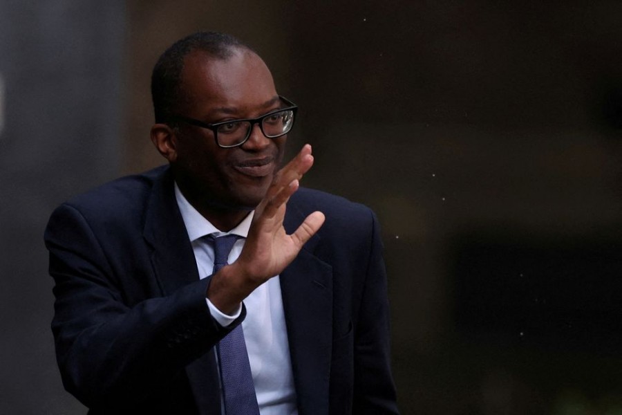 Kwasi Kwarteng arrives at Number 10 Downing Street, in London, Britain on September 6, 2022 — Reuters/Files