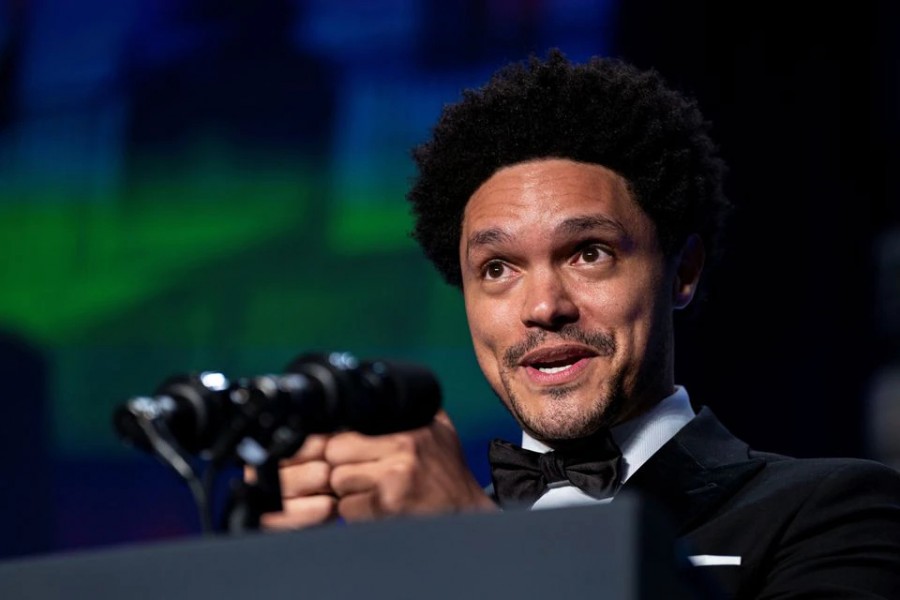 Trevor Noah, the host of Comedy Central's "The Daily Show", speaks during the annual White House Correspondents Association Dinner in Washington, US on April 30, 2022 — Reuters/Files