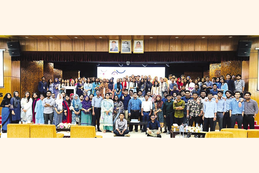 Members of Bangladesh University of Professionals Economics Club (BUPEC)