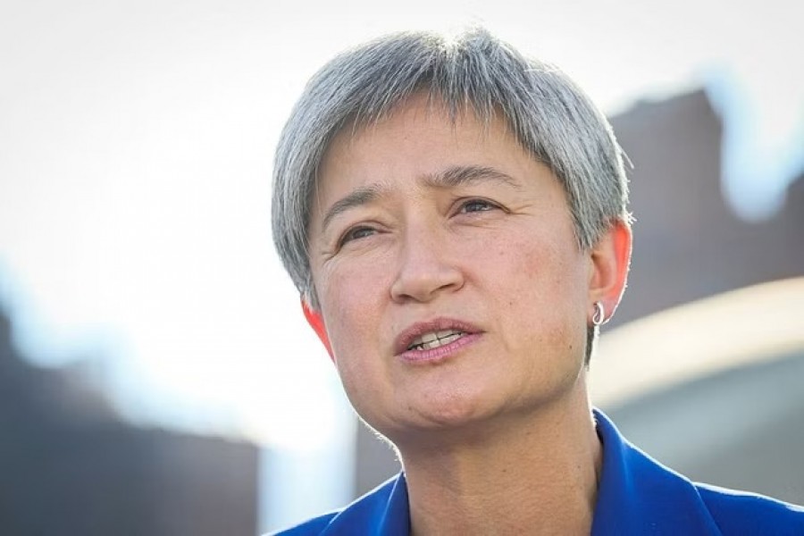 Australian Foreign Minister Penny Wong speaks during a news conference on the sidelines of the 77th United Nations General Assembly at U.N. headquarters in New York City, New York, US, September 20, 2022. REUTERS