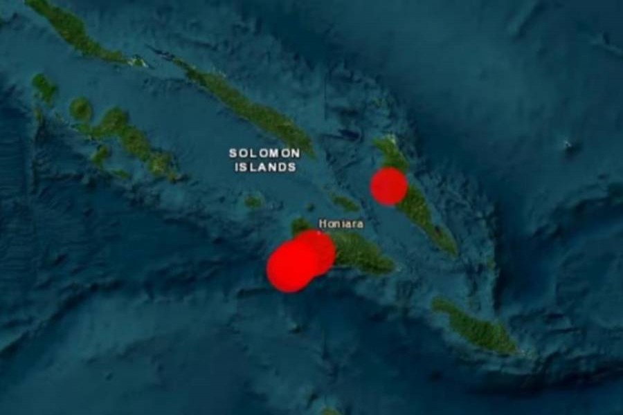 7.0-magnitude earthquake hits Solomon Islands