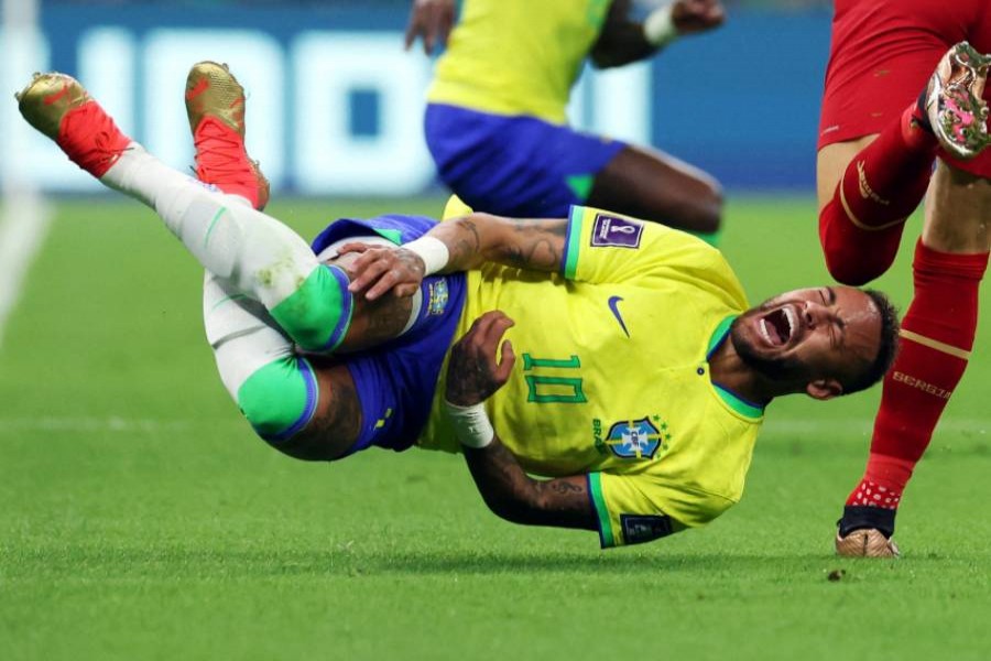 Neymar to miss rest of Brazil's World Cup group stage with ankle injury