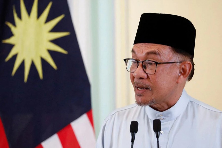 Malaysia's Prime Minister Anwar Ibrahim speaks during a news conference to announce his cabinet at Putrajaya, Malaysia on December 2, 2022 — Reuters photo