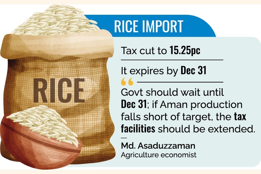 Incentives for rice import may prolong