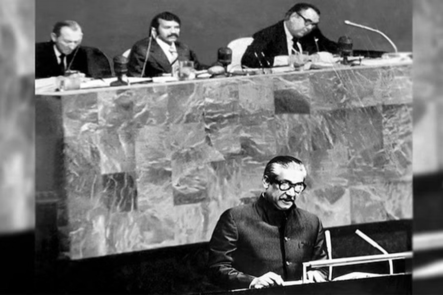 Bangabandhu’s historic quote incorporated into UN resolution