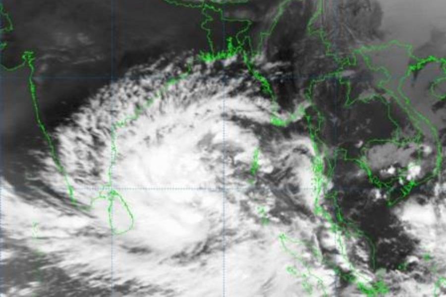 Deep depression intensified into cyclonic storm