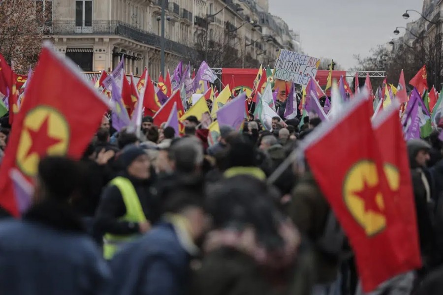 Kurds, anti-racism groups gather after deadly Paris shooting