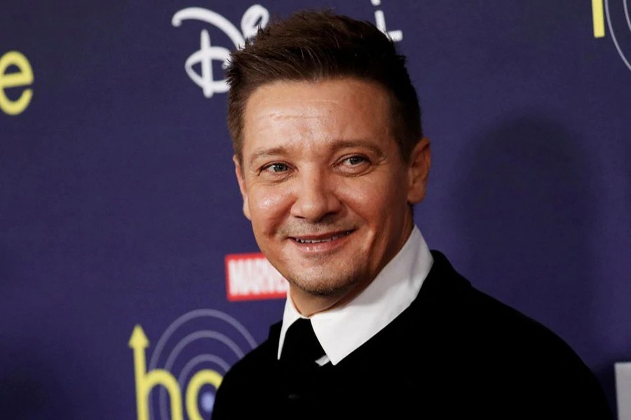 Actor Jeremy Renner poses for a picture during the premiere of the television series Hawkeye at El Capitan theatre in Los Angeles, California, US on November, 17, 2021 — Reuters/Files