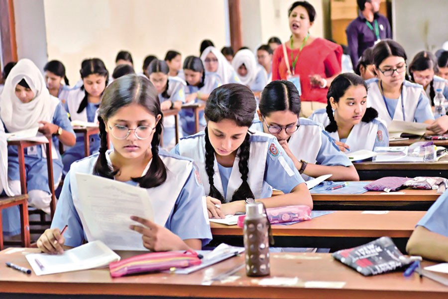 Junior School Certificate examination hall 	—FE file photo