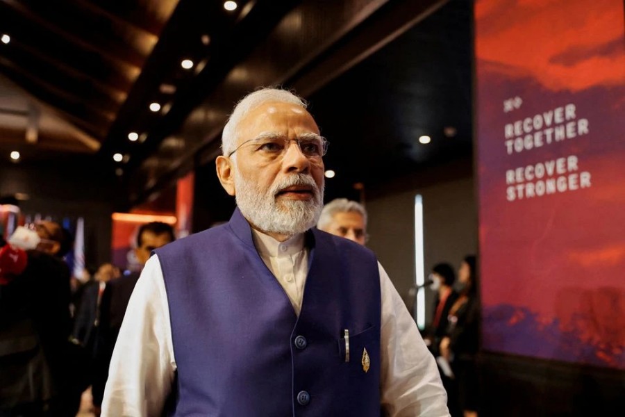 India's Prime Minister Narendra Modi walks after the handover ceremony during the G20 Leaders' Summit, in Nusa Dua, Bali, Indonesia on November 16, 2022 — Reuters/Files