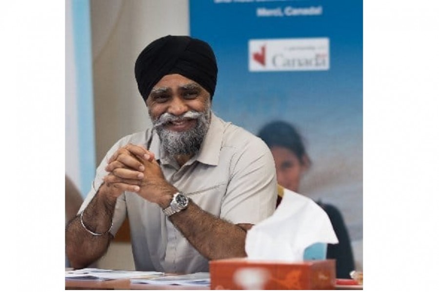 Canadian minister Sajjan to arrive on Feb 24