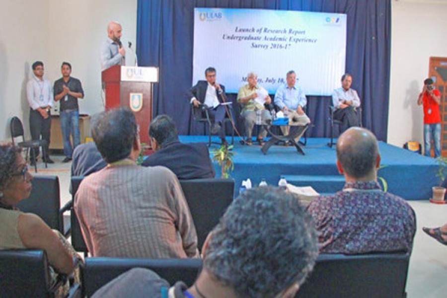 ULAB holds report launching ceremony