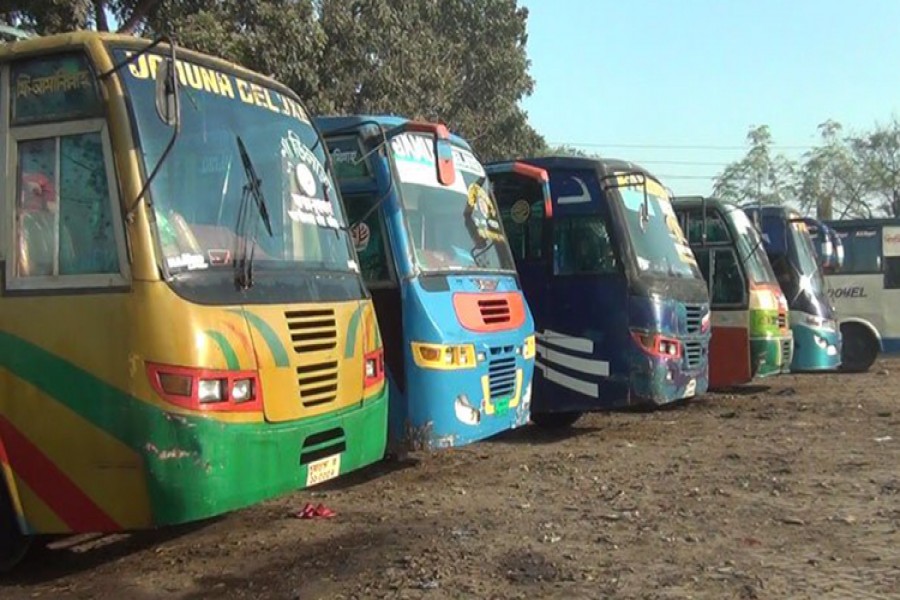 Indefinite bus strike in Barisal div