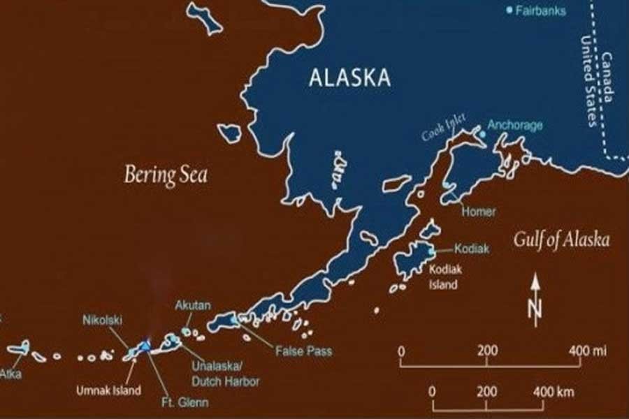 Small earthquake hits island in Alaska