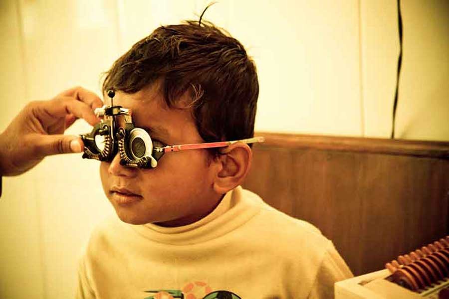 Many children in BD suffer from eyesight problems