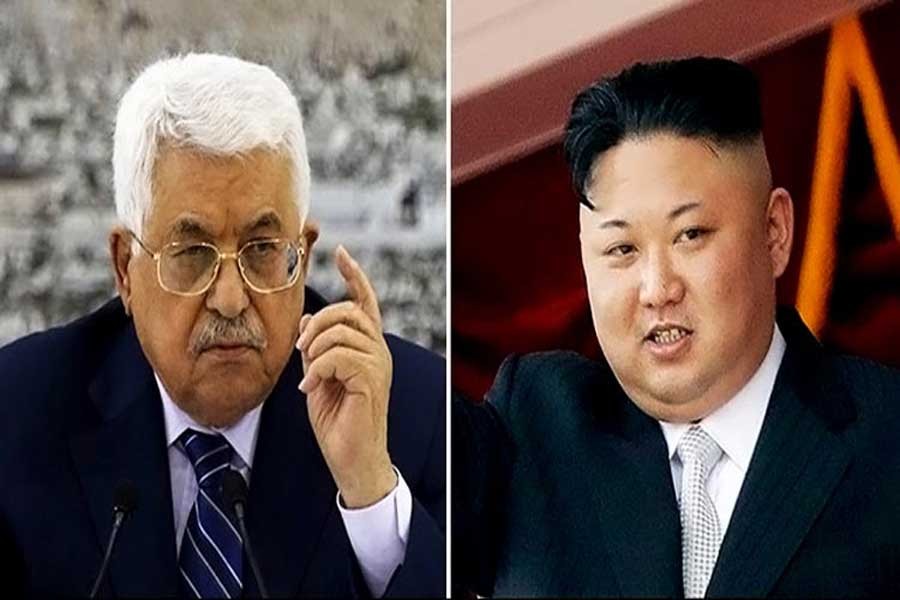 Abbas sends greeting to Kim Jong-un