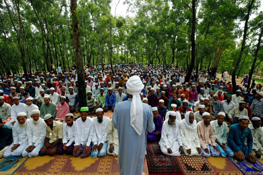 Rohingyas celebrate Eid in Bangladesh