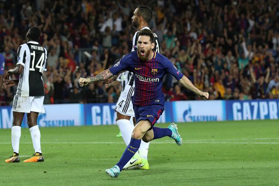 Lionel Messi has now scored against 27 different clubs in the Champions League. - Reuters photo