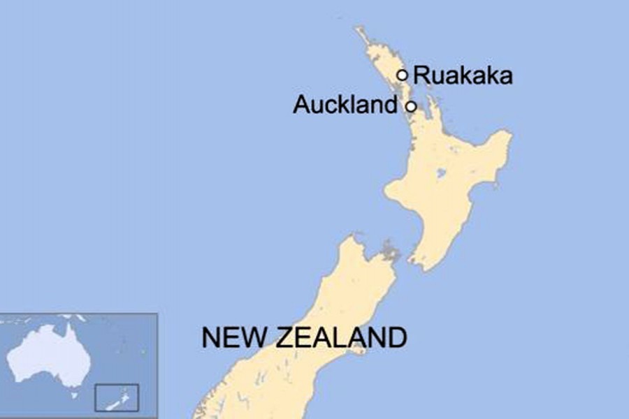 Ruakaka, where the pipeline was damaged, is about 130km (80 miles) north of Auckland. - BBC photo