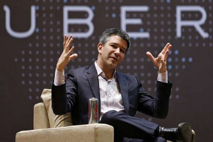 Uber CEO Travis Kalanick speaks to students during an interaction at the Indian Institute of Technology (IIT) campus in Mumbai, India, Jan 19, 2016. Reuters