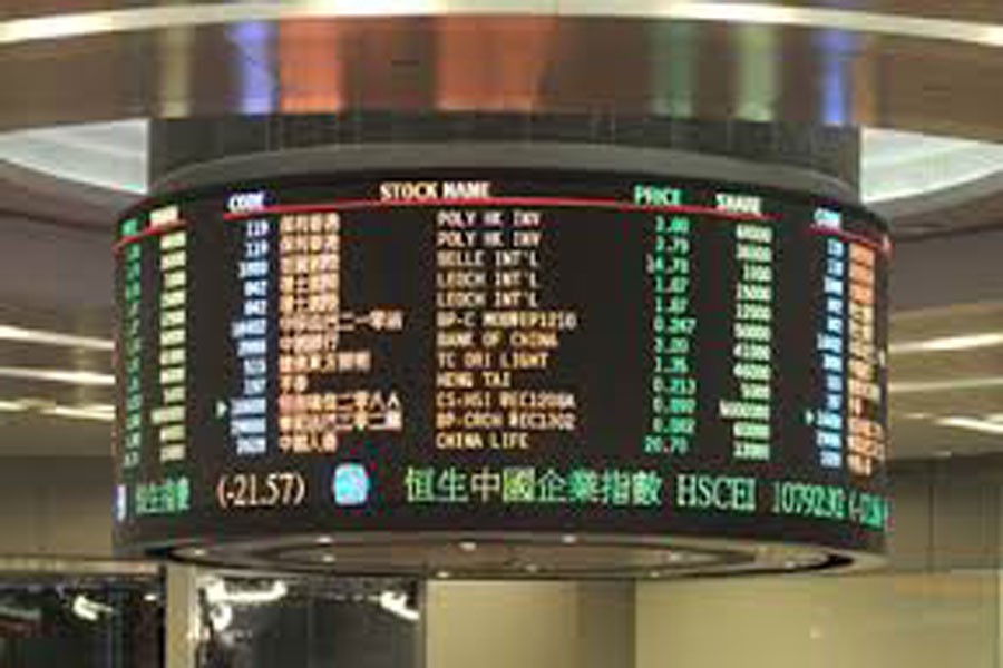 HK stocks post first monthly loss this yr