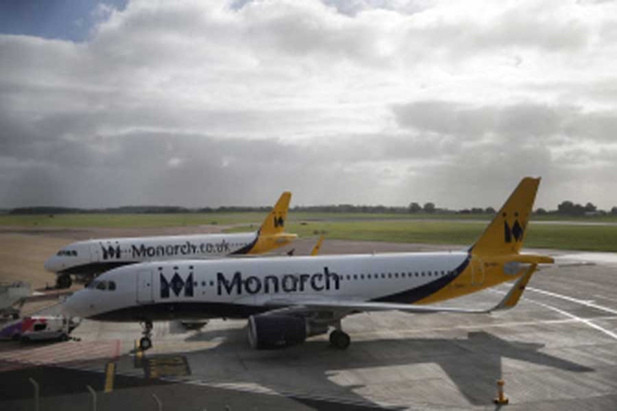 Britain's Monarch Airlines goes  bust, stranding thousands