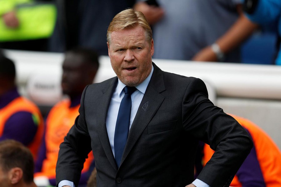 Koeman's Everton have only one point after three of their six group games in Europa League. - Reuters file photo.