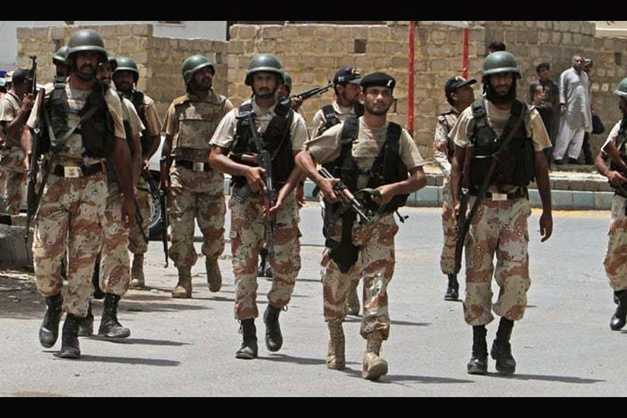 Pakistani paramilitary troops - Rangers (AP file photo)