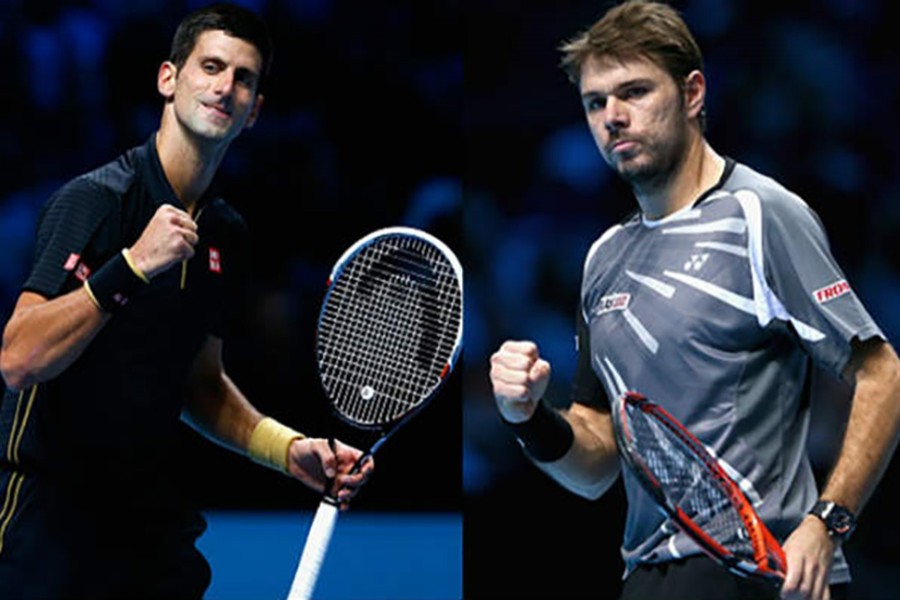 Djokovic and Wawrinka will play alongside world number one Rafael Nadal at the World Tennis Championship. - Internet photo